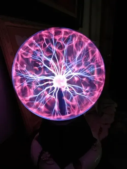 Magic Plasma Ball Lamp - Multi-Size Night Light for Kids, Christmas, Home Decor photo review