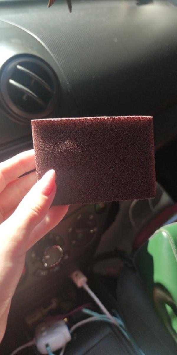 Magic Sponge Eraser for Descaling Stove Top Pots photo review