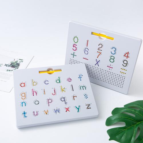 Magnetic Preschool Alphabet Board Letter Abc Board &amp; Numbers Learning