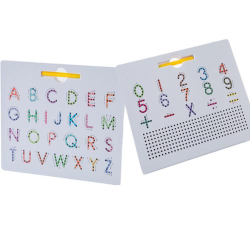 Magnetic Preschool Alphabet Board Letter Abc Board &amp; Numbers Learning