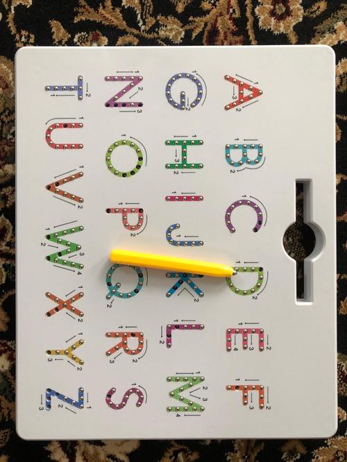 Magnetic Preschool Alphabet Board Letter Abc Board & Numbers Learning photo review