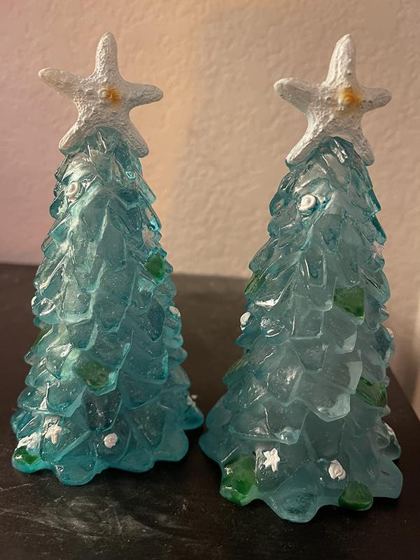 Marine Glass Christmas Tree, Creative Unique Christmas Decoration photo review