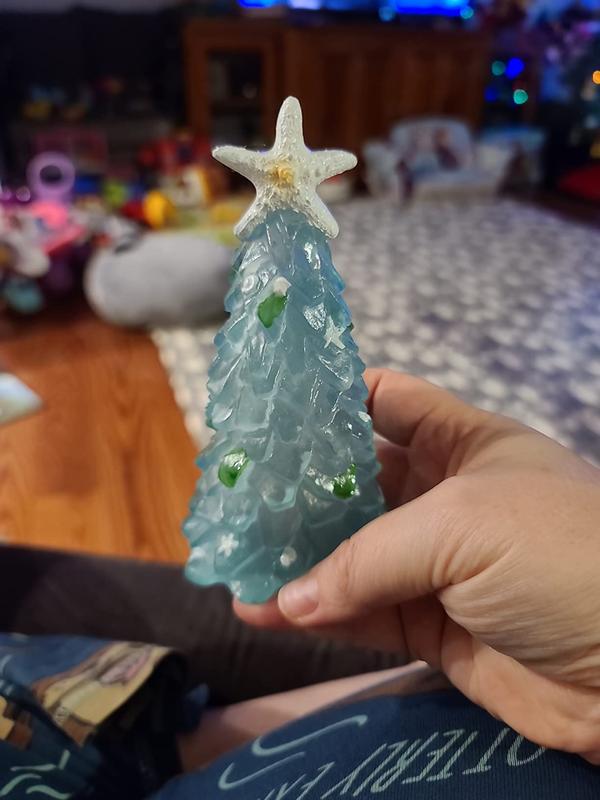 Marine Glass Christmas Tree, Creative Unique Christmas Decoration photo review