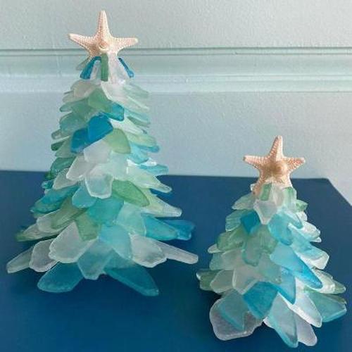 Marine Glass Christmas Tree, Creative Unique Christmas Decoration