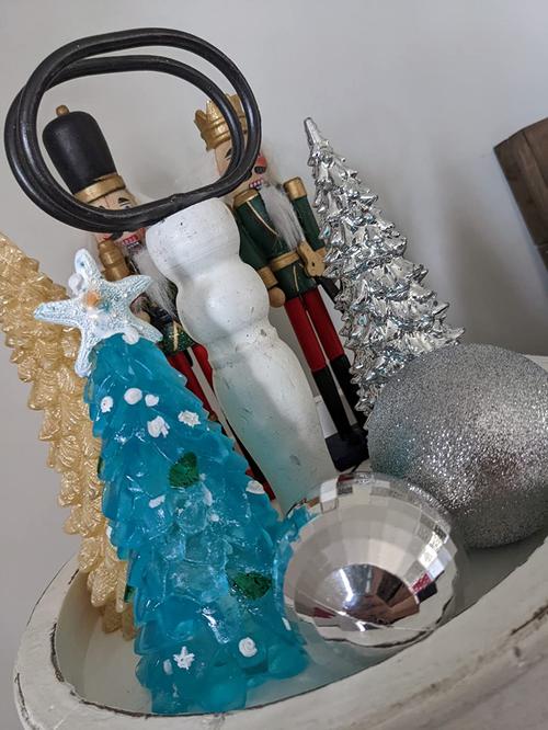 Marine Glass Christmas Tree, Creative Unique Christmas Decoration photo review