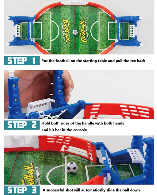 Mini Football Game Board for Kids and Adults - Tabletop Soccer Fun for All Ages