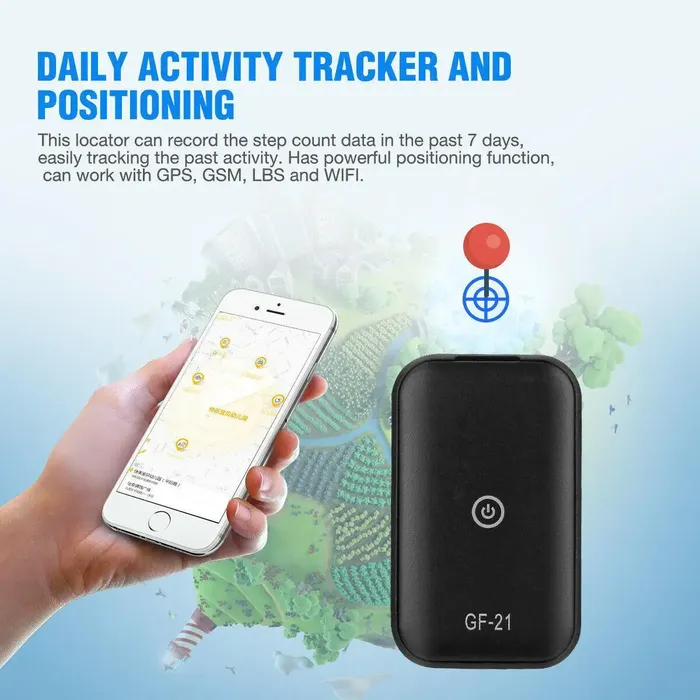 Mini GPS Tracker, Real-Time Tracker And Voice Command Recording