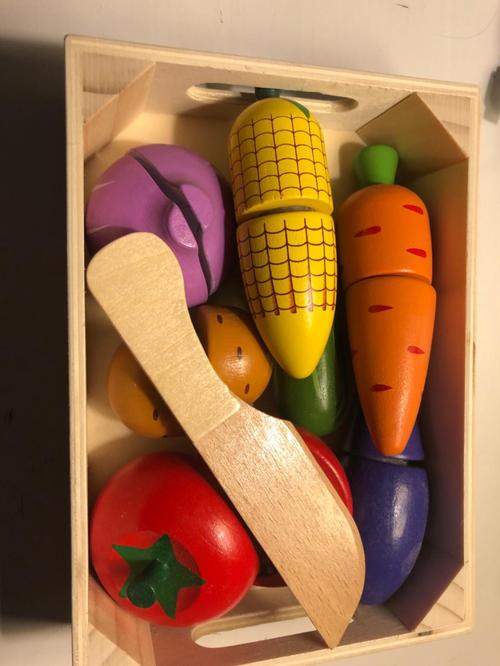 Miniature Kitchen Toys for Pretend Play with Vegetables photo review