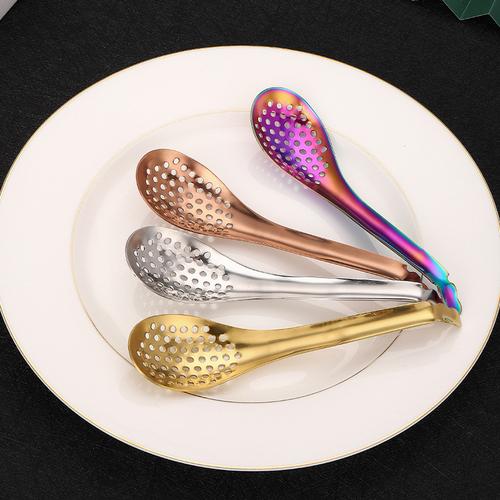 Molecular Caviar Spoon Egg Yolk Colander Kitchen Tools