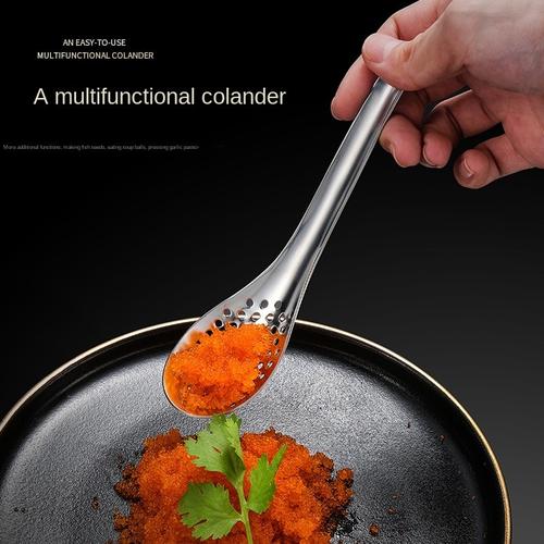 Molecular Caviar Spoon Egg Yolk Colander Kitchen Tools