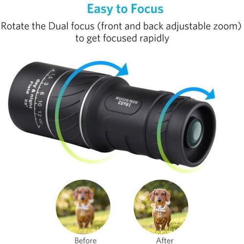 Monocular Dual Focus Optics Zoom Telescope