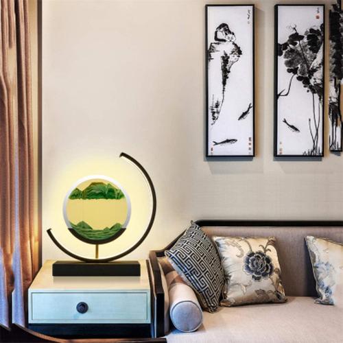 Moving Sand Art Lamp: Tranquil Decor &amp; Calming Light