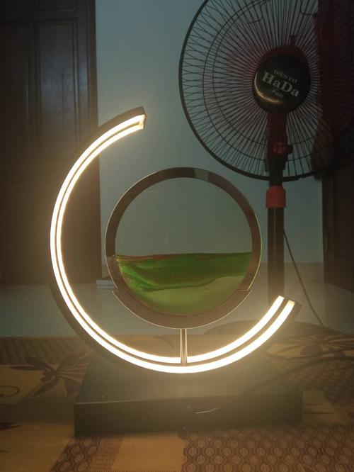 Moving Sand Art Lamp: Tranquil Decor & Calming Light photo review