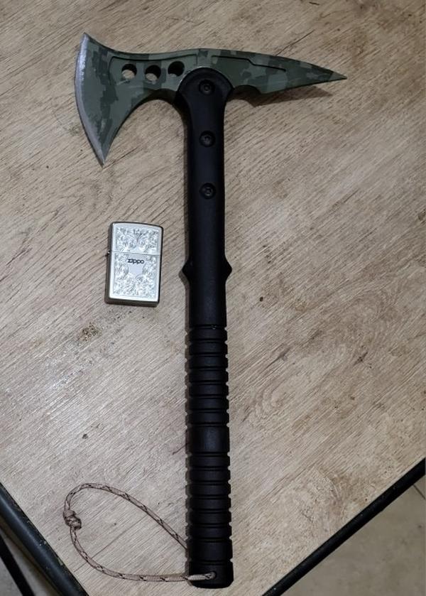 Multi-functional Stainless Steel Outdoor Camping Axe photo review