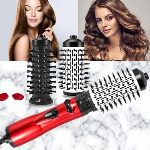 Multifunctional Hair Dryer Volumizer Curler Comb with Rotating Roller Brush