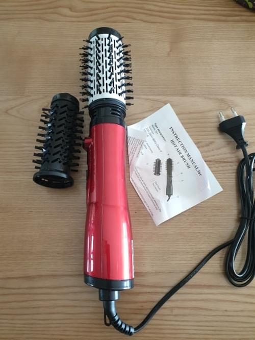 Multifunctional Hair Dryer Volumizer Curler Comb with Rotating Roller Brush photo review