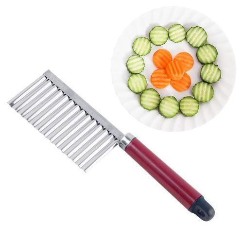 Multifunctional Stainless Steel Crinkle Cutter Knife for Vegetables