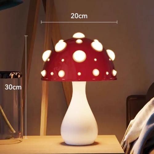 Mushroom LED Lamp: Dimmable Tricolor Lighting for Any Room