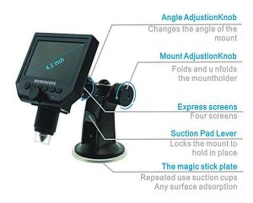 Mustool G1200 Digital Microscope 12MP 7 Inch Large Color Display