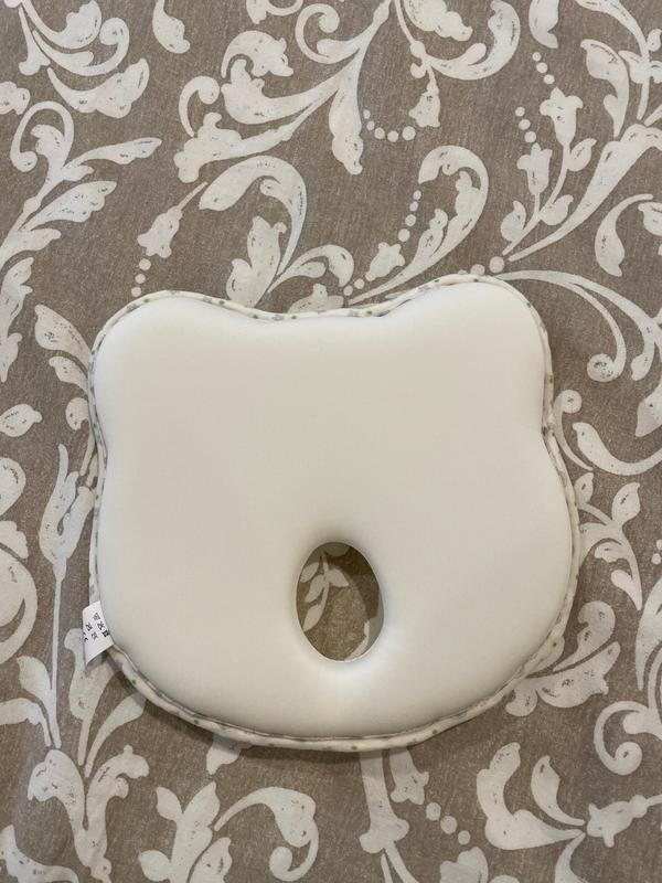 Newborn Infant Anti-Roll Pillow Flat Head Prevention photo review