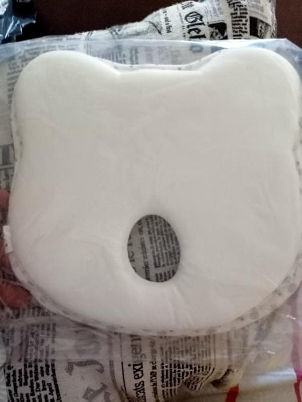 Newborn Infant Anti-Roll Pillow Flat Head Prevention photo review