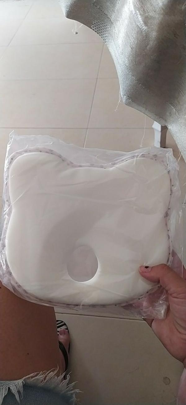 Newborn Infant Anti-Roll Pillow Flat Head Prevention photo review