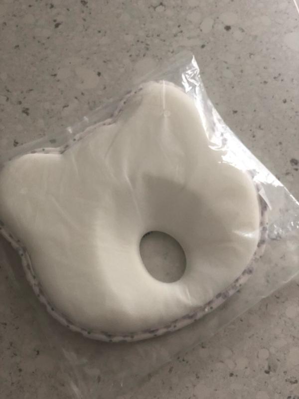 Newborn Infant Anti-Roll Pillow Flat Head Prevention photo review