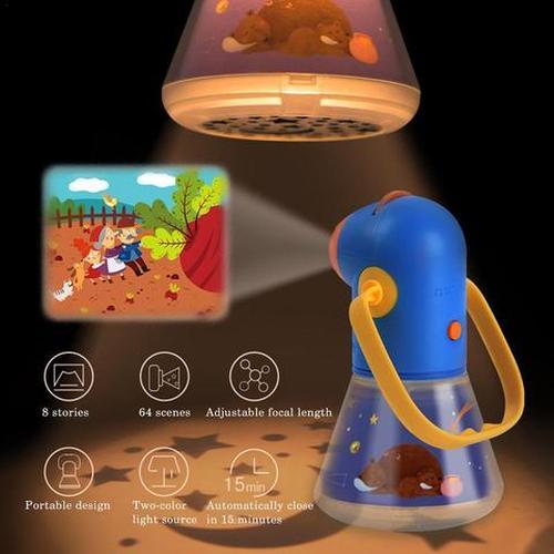 Night Lamp Projection Lamps Starry Night Light Multifunction Story Projector Kids Early Education