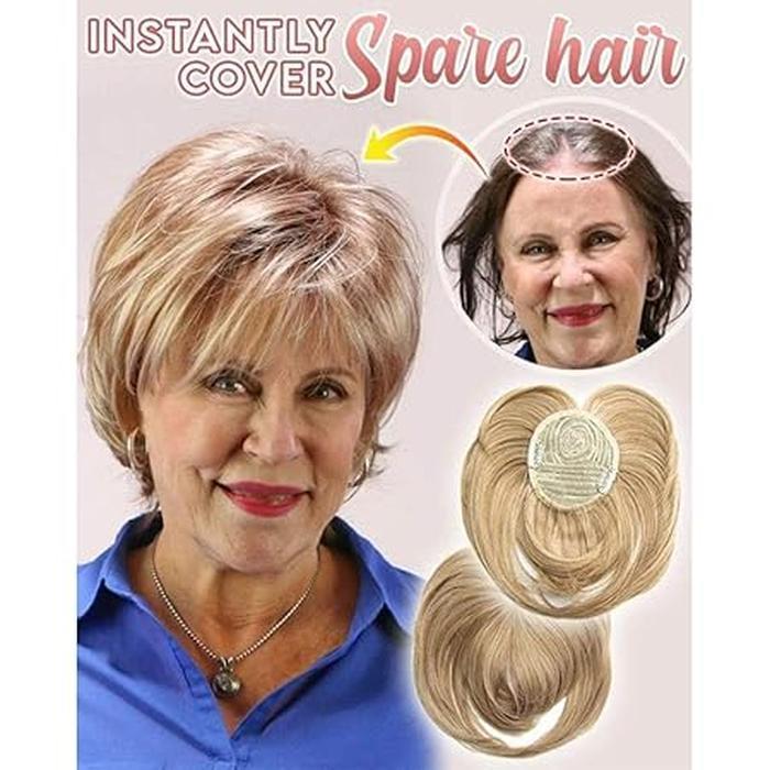 One-Clip Volume Topper - Heat Resistant Silky Chemical Fiber Wig Bangs