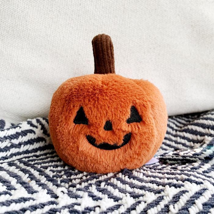 Ooky Jack O'Lantern Stuffed Toy, Spooky Halloween Plush