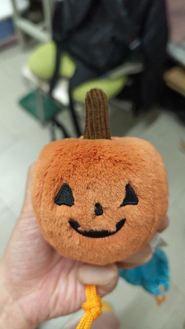 Ooky Jack O'Lantern Stuffed Toy, Spooky Halloween Plush photo review