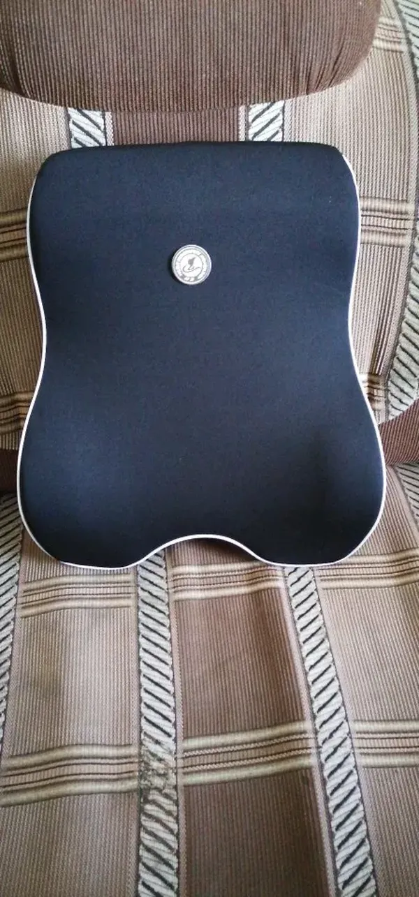 Orthopedic Memory Foam Lumbar Back Support Cushion & Headrest Pillow photo review