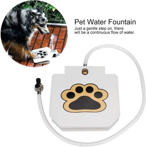 Outdoor drinking fountain for dogs