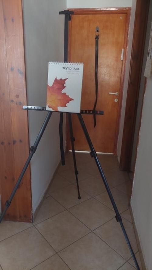 Outdoor Portable Iron Easel Folding Easel photo review