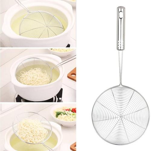 Oval Stainless Steel Oil Pot Filter Mesh - Fried Kitchen Cooking