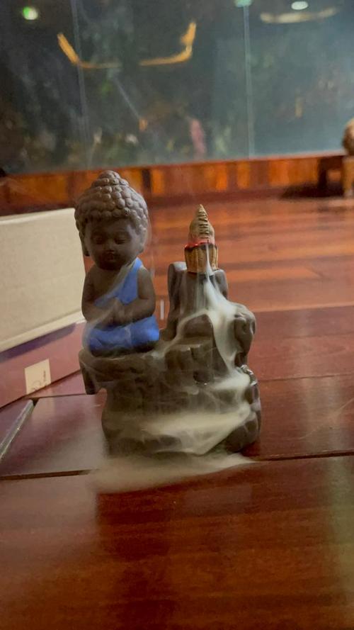 Peaceful Little Buddha Aromatherapy Waterfall Incense Burner with 20 Cones photo review