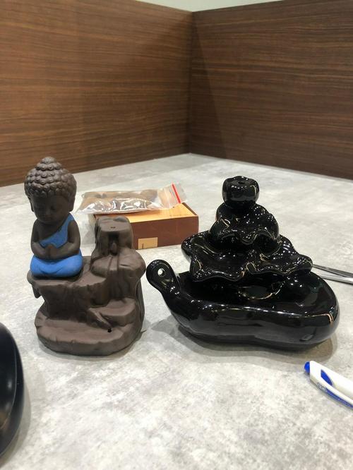 Peaceful Little Buddha Aromatherapy Waterfall Incense Burner with 20 Cones photo review