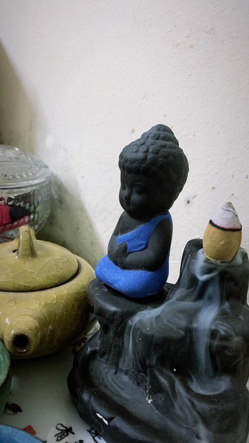 Peaceful Little Buddha Aromatherapy Waterfall Incense Burner with 20 Cones photo review