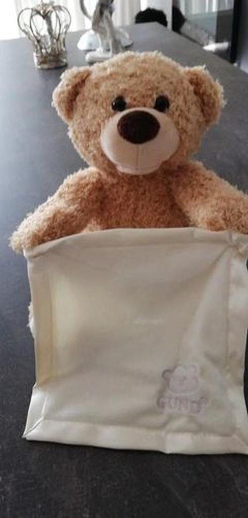 Peek-A-Boo Teddy, Plush Toy Scarf Bear Interactive Toy Cute Plush Bear photo review