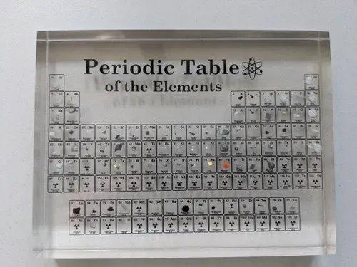 Periodic Table Display With Real Elements photo review