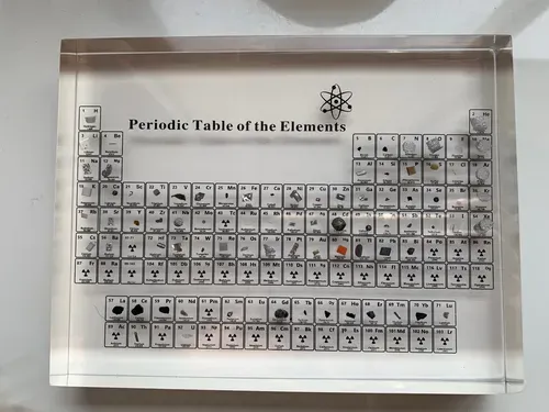 Periodic Table Display With Real Elements photo review