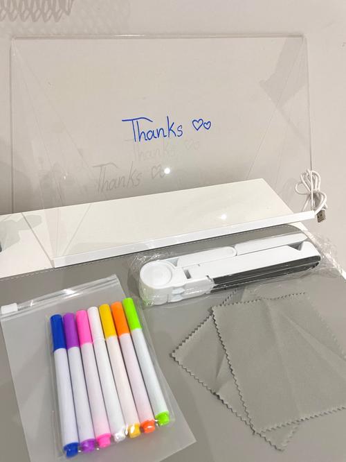 Personalized Led Lamp Acrylic Message Note Board photo review