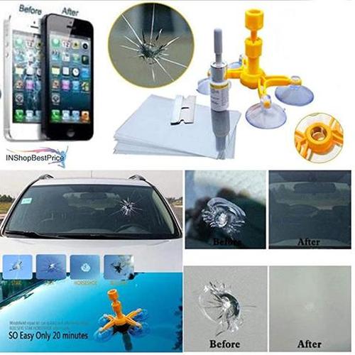 Phone Screen Crack Repair Kit, Repairing Cracks Reducing Fluid Glue Tool Set