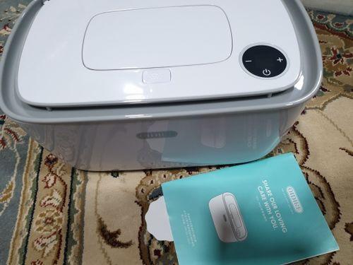 Portable Baby Wipe Warmer, Napkin Heating Storage Box Warmer Temperature Control photo review