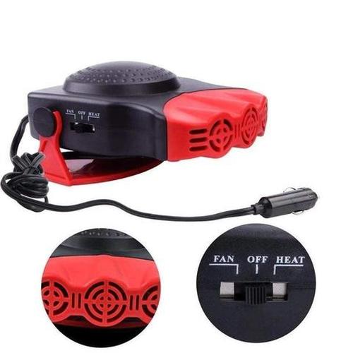 Portable Car Heater 12V with Warm and Cold Wind for Defogging and Defrosting