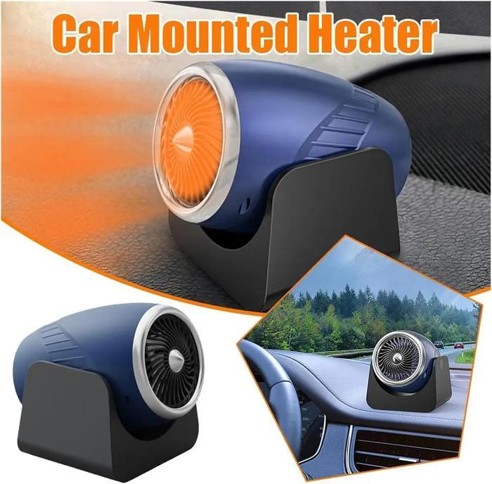 Portable Car Heater, Auto Heater Fan, Car Defogger, Fast Heating Quickly Defrost Defogger 12V 150W Auto Ceramic Heater Fan