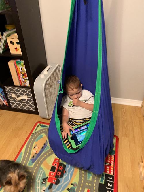 Portable Children Hammock Swing Chair - Indoor Outdoor Patio photo review