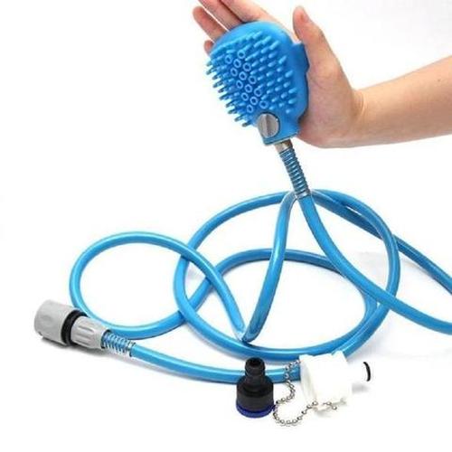 Portable Dog Shower Pet Bathing Tool Pet Dog Convenient Clean Water Pipe Spray Nozzle Strap