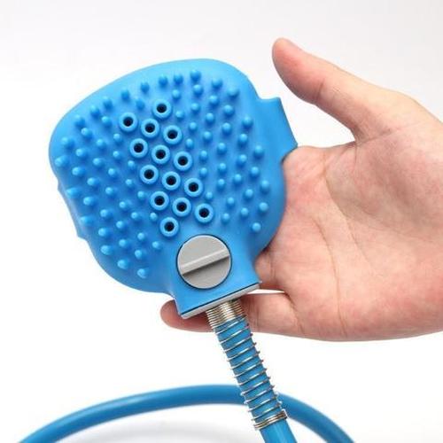 Portable Dog Shower Pet Bathing Tool Pet Dog Convenient Clean Water Pipe Spray Nozzle Strap