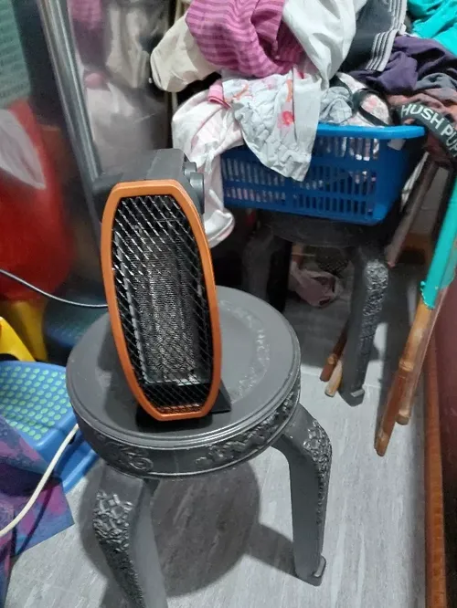 Portable Electric Heater Blower Room Fan photo review